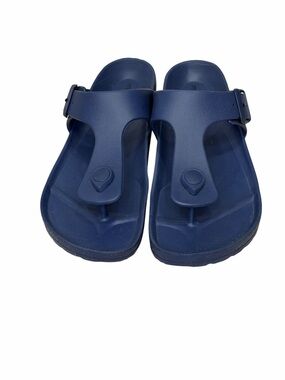 NWOT Maurices Navy Blue EVA Thong Sandals Comfort Footbed Size 11